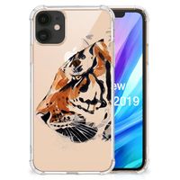 Back Cover Apple iPhone 11 Watercolor Tiger