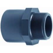 PVC puntstuk 32 x 40mm x ½" buitendraad PN16