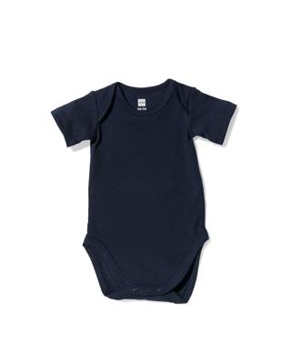 HEMA Romper organic katoen stretch donkerblauw (donkerblauw)