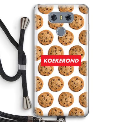 Koekerond: LG G6 Transparant Hoesje met koord