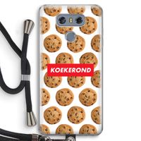 Koekerond: LG G6 Transparant Hoesje met koord