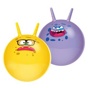 Skippyballen Funny Faces - set van 2 - 45 cm - buitenspeelgoed voor kleine kinderen