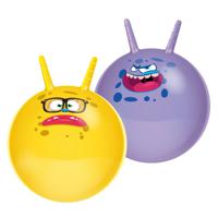 Skippyballen Funny Faces - set van 2 - 45 cm - buitenspeelgoed voor kleine kinderen - thumbnail