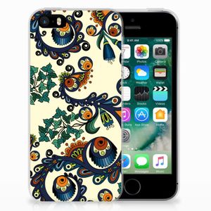 Siliconen Hoesje Apple iPhone SE | 5S Barok Flower