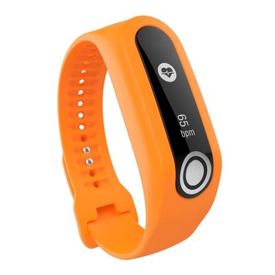 Silicone sport polsband voor TomTom Touch (oranje)