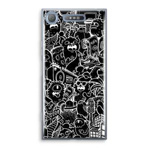 Vexx Black City : Sony Xperia XZ1 Transparant Hoesje