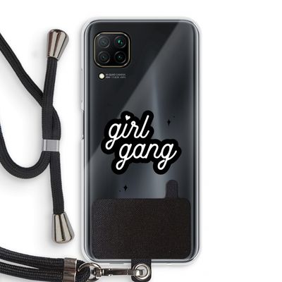 Girl Gang: Huawei P40 Lite Transparant Hoesje met koord