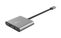 Trust Dalyx 3-in-1 Multiport USB-C Adapter adapter - thumbnail