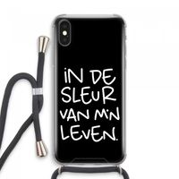 De Sleur: iPhone XS Max Transparant Hoesje met koord