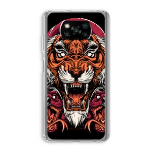 Tiger and Rattlesnakes: Xiaomi Poco X3 Pro Transparant Hoesje
