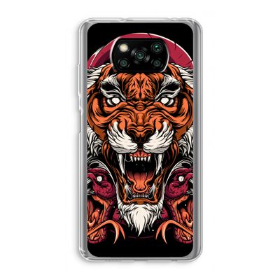 Tiger and Rattlesnakes: Xiaomi Poco X3 Pro Transparant Hoesje