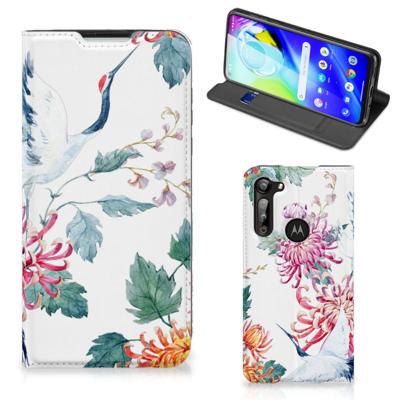 Motorola Moto G8 Power | Hoesje maken | Bird Flowers