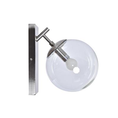 Muurlamp DKD Home Decor 20 x 25 x 27 cm Kristal Zilverkleurig Metaal 220 V 25 W Modern
