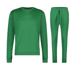 24 Uomo Polyester Trainingspak Heren Groen - Maat XS - Kleur: Groen | Soccerfanshop