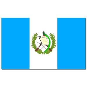 Vlag Guatemala - 90 x 150 cm - Guatemalese Vlag - Feestartikelen - polyester