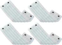 Leifheit Clean Twist XL/Combi Clean XL Vloerwisser Vervangingsdoek met Drukknoppen Micro Duo 42 cm Set van 4