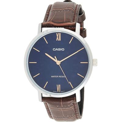 Casio MTP-VT01L-2BUDF Zwart (Ø 40 mm) Heren horloge