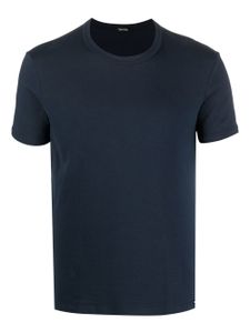 TOM FORD t-shirt en coton stretch à col rond - Bleu