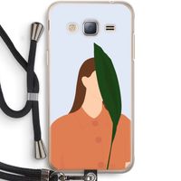 Leaf: Samsung Galaxy J3 (2016) Transparant Hoesje met koord