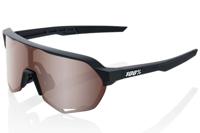 100% S2 Soft Tact Black Bril - Zilver/karmozijnrood gespiegelde lenzen 100% S2 Soft Tact Black Bril - Zilver/karmozijnrood gespiegelde lenzen