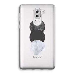 Marmeren cirkels: Honor 6X Transparant Hoesje