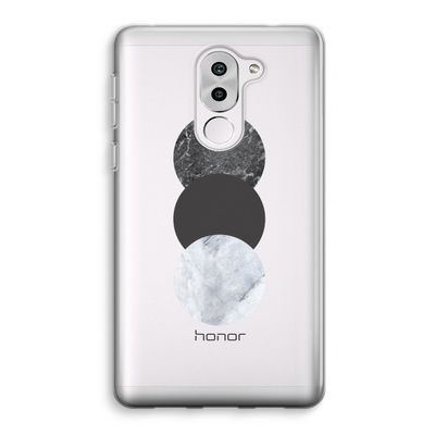 Marmeren cirkels: Honor 6X Transparant Hoesje