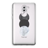 Marmeren cirkels: Honor 6X Transparant Hoesje