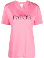 Patou t-shirt en coton biologique à logo imprimé - Rose - thumbnail