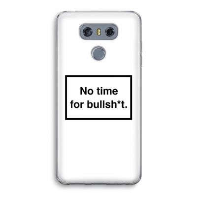 No time: LG G6 Transparant Hoesje