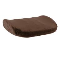 Zitkussen stoel - bruin - B33 x H9 cm - bureaustoel/autostoel