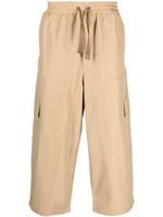 Maison Kitsuné pantalon élastiqué à poches cargo - Tons neutres