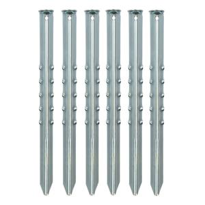 Grondpennen/tentharingen van metaal - 40 cm - 12x stuks - XXL size - Kampeer artikelen