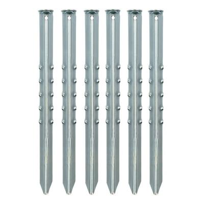Grondpennen/tentharingen van metaal - 40 cm - 12x stuks - XXL size - Kampeer artikelen