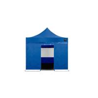 Grizzly zijwand INGANG - GO-WORK - 3 m - blauw