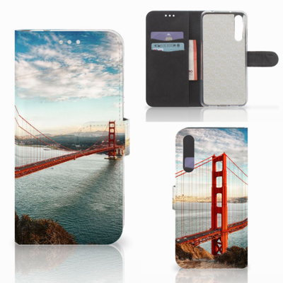Huawei P20 Pro | Flip Cover | Golden Gate Bridge