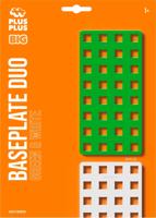 PlusPlus bouwplaat groen/wit big: 2 stuks 3287