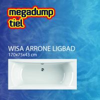 Wisa Ligbad Arrone Wit 170X75X43 cm - 170x75x43 cm - thumbnail