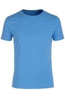RAGMAN Regular Fit T-Shirt ronde hals lichtblauw, Effen