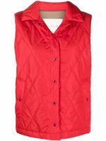 Mackintosh gilet Annabel à design matelassé - Rouge