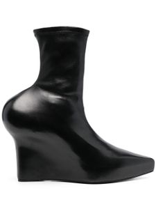 Givenchy bottines à détail sculpté 120 mm - Noir