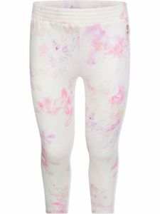 Roberto Cavalli Junior legging à fleurs - Blanc