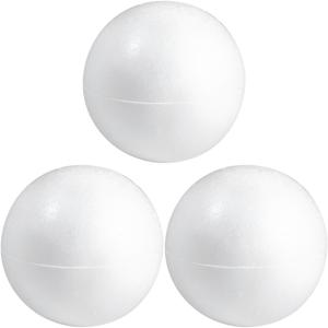 Piepschuim bollen - 2x - D15 cm - 2 halve schalen - styropor - bal - hobby vormen