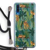 Luipaard 2: Samsung Galaxy A50 Transparant Hoesje met koord