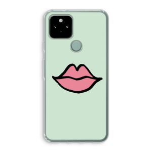 Kusje: Google Pixel 5 Transparant Hoesje