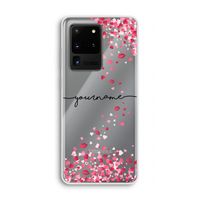 Hartjes en kusjes: Samsung Galaxy S20 Ultra Transparant Hoesje