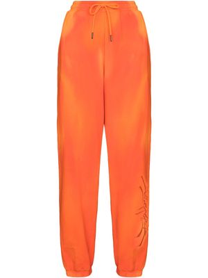 Daily Paper pantalon de jogging à imprimé tie dye - Orange