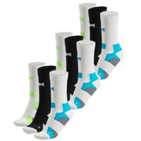 Xtreme Fietssokken Crew 9-pack Multi White-45/47