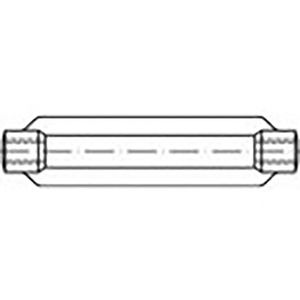 TOOLCRAFT TO-6866067 Spanmoer M12 Staal Thermisch verzinkt DIN 1480 1 stuk(s)