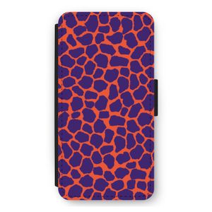 Purple Giraffe: iPhone 11 Flip Hoesje
