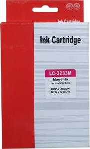 Huismerk Brother LC-3233M cartridge magenta
